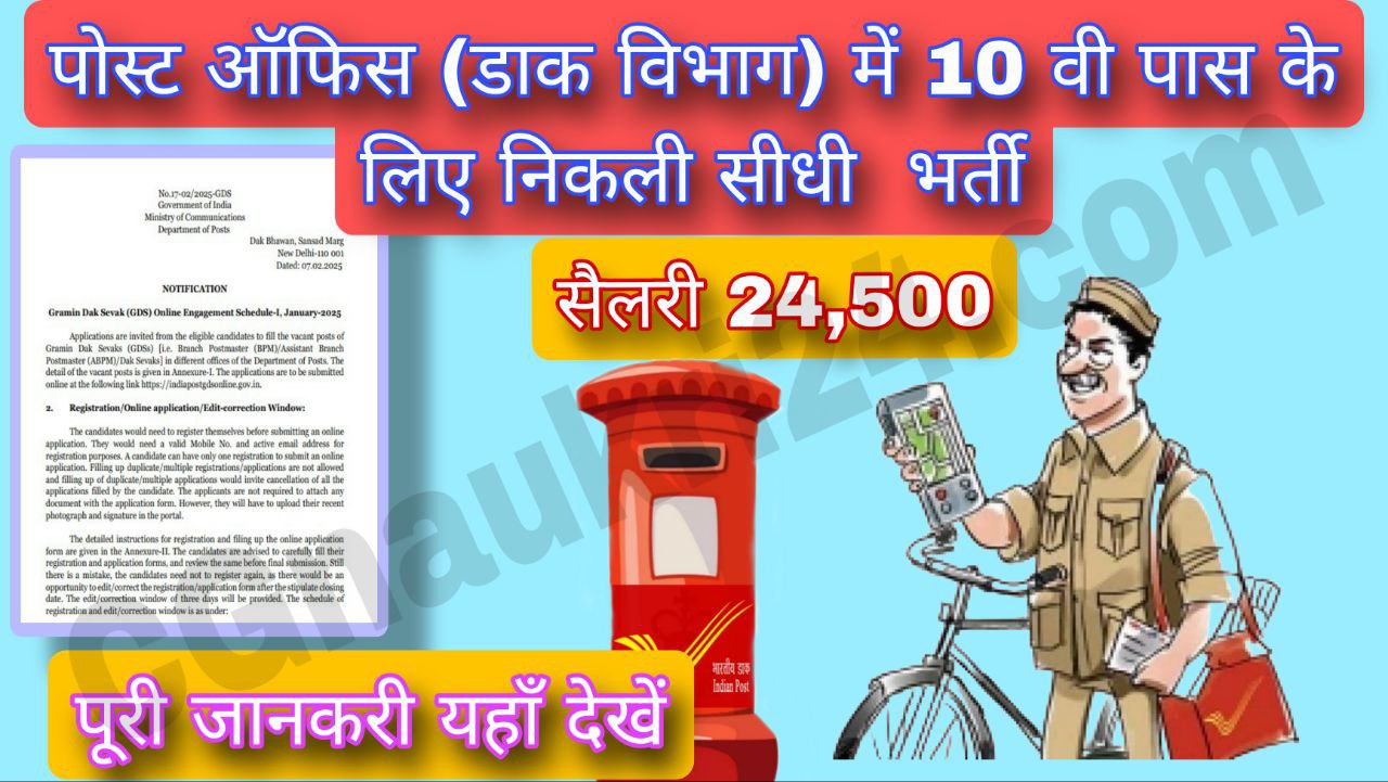 India Post Office GDS bharti 2025